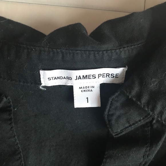 {James Perse} - Side Panel Button Shirt - Picture 2 of 7